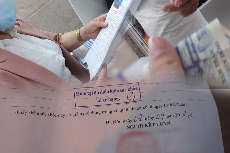 Chi phí khám sức khỏe thi bằng lái xe