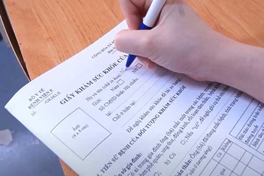 giấy khám sức khỏe mẫu mới 2023