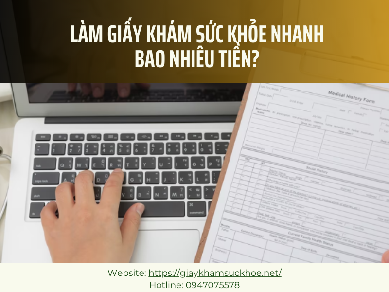 Dịch vụ làm giấy khám sức khoẻ nhanh uy tín