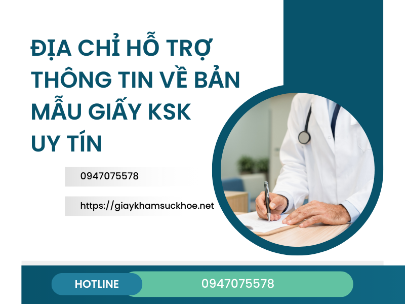 Bản mẫu giấy khám sức khỏe 2024 và những điều cần lưu ý