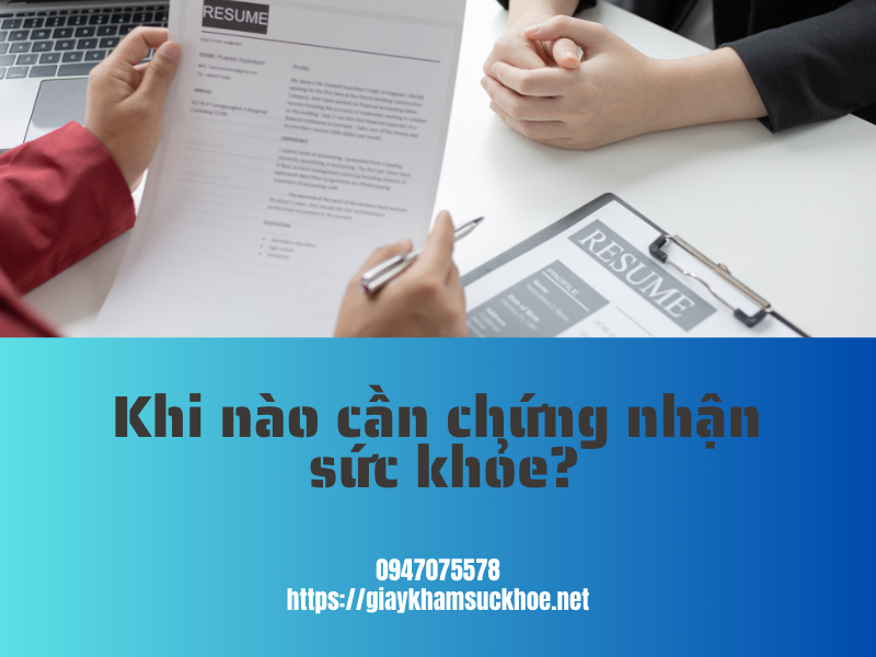 Chứng nhận sức khỏe – quy trình quan trọng cần biết