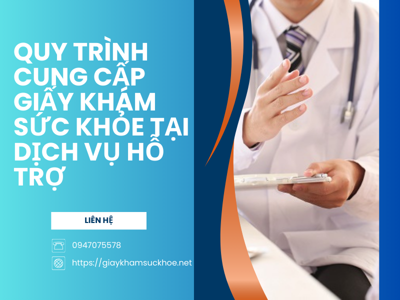 Cung cấp giấy khám sức khỏe theo quy trình chuẩn