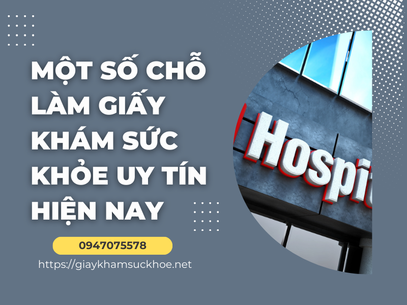 Hướng dẫn cách tìm chỗ làm giấy khám sức khỏe uy tín