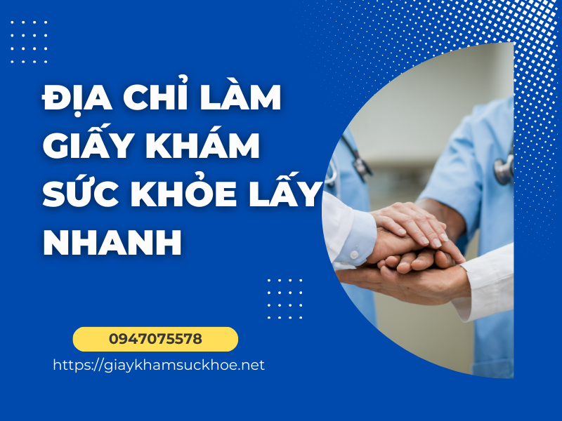 Hướng dẫn cách tìm chỗ làm giấy khám sức khỏe uy tín