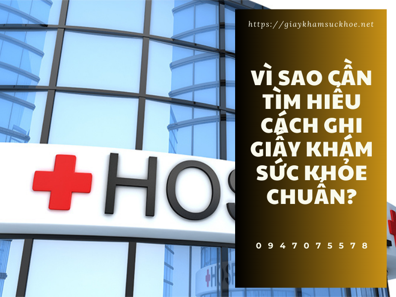 Cách ghi giấy khám sức khỏe chuẩn quy định năm 2024