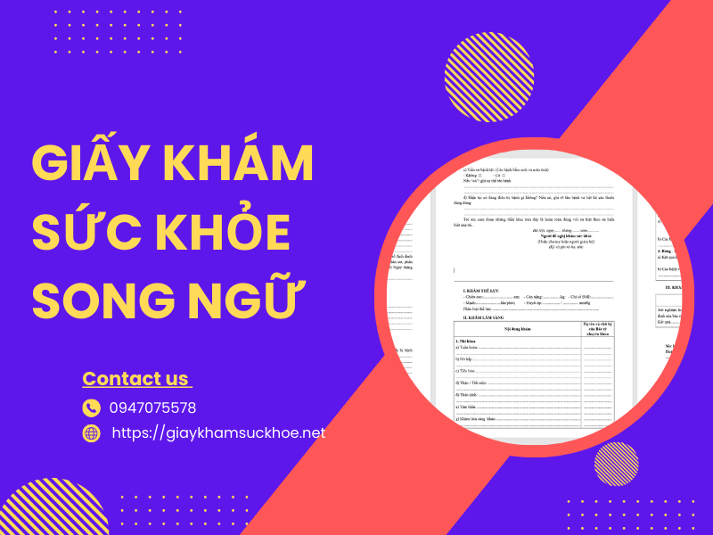 Tổng hợp các loại giấy khám sức khỏe hiện nay