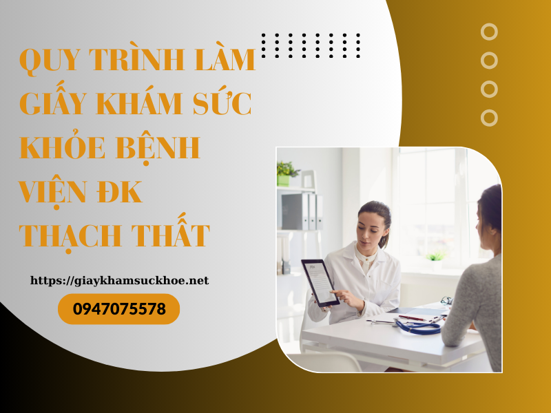 Làm giấy khám sức khỏe bệnh viện ĐK Thạch Thất cần lưu ý gì?