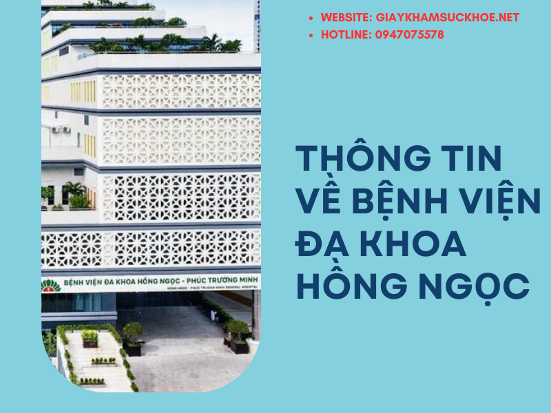 Làm giấy khám sức khỏe bệnh viện Hồng Ngọc giá bao nhiêu?