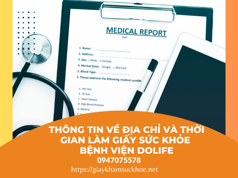 Giấy khám sức khỏe bệnh viện DoLife có uy tín không?