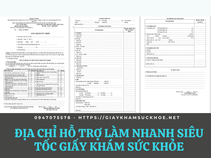 Giấy khám sức khỏe bệnh viện TP Thủ Đức: đa dạng và uy tín