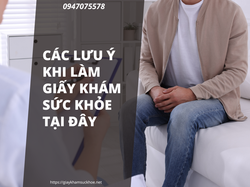 Tìm hiểu về giấy khám sức khỏe PK Nguyễn Trọng Thọ