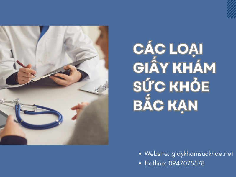 Danh sách các đơn vị khám và cấp giấy khám sức khỏe Bắc Kạn