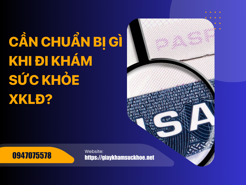 Giấy khám sức khỏe đi nước ngoài xuất khẩu lao động cần gì?
