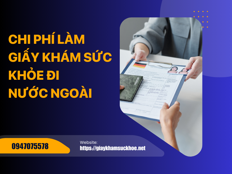 Giấy khám sức khỏe đi nước ngoài xuất khẩu lao động cần gì?