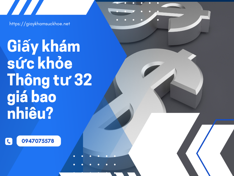 Giấy khám sức khỏe thông tư 32 giá bao nhiêu?
