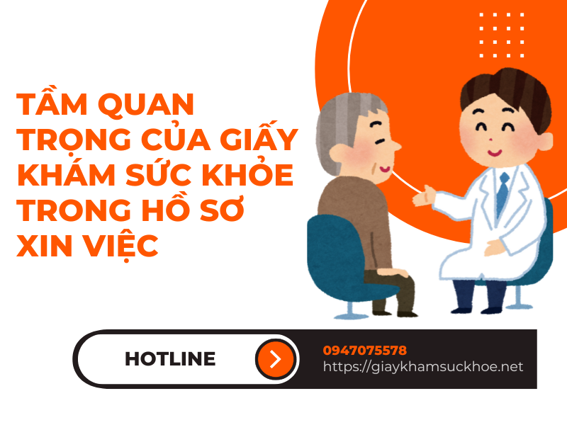 Khám sức khỏe xin việc có xét nghiệm máu không? Vì sao?
