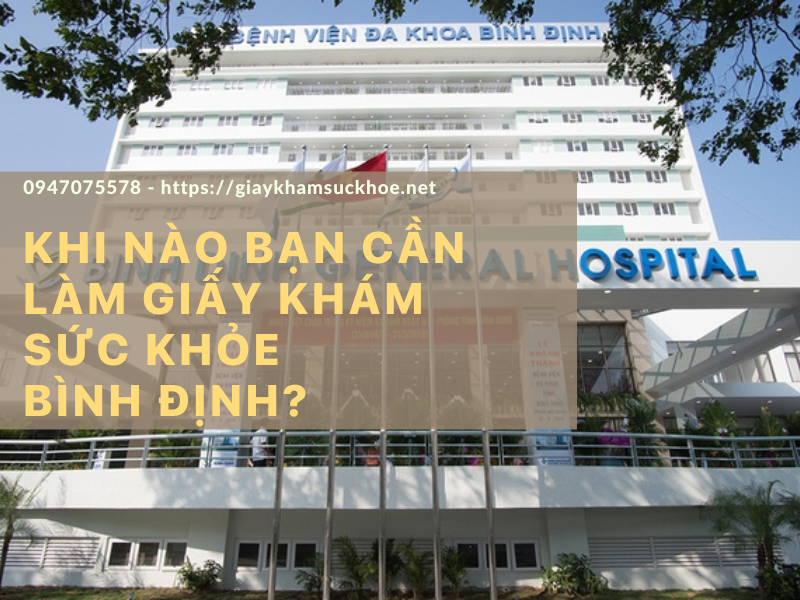 Hướng dẫn làm nhanh giấy khám sức khỏe Bình Định