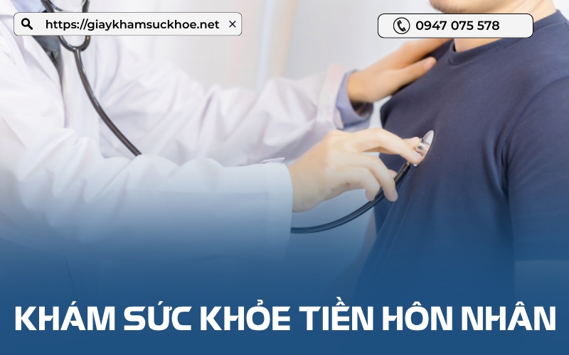 Khám sức khỏe tiền hôn nhân