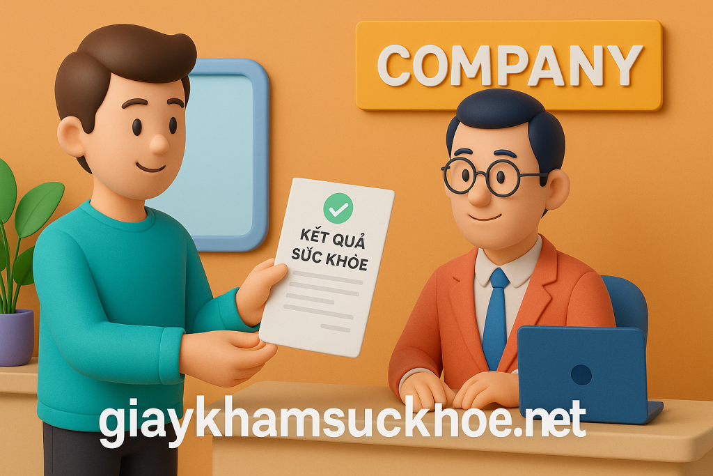 Giay kham suc khoe xin viec 2025