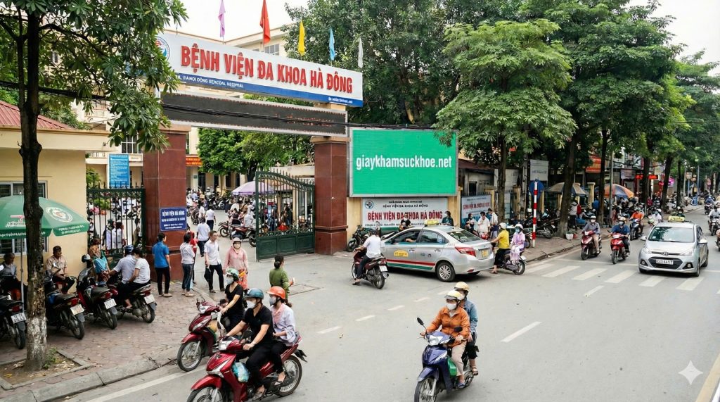 Giấy khám sức khỏe bệnh viện Hà Đông 2026