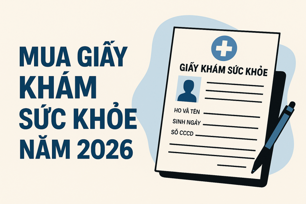 mua giấy khám sức khỏe năm 2026
