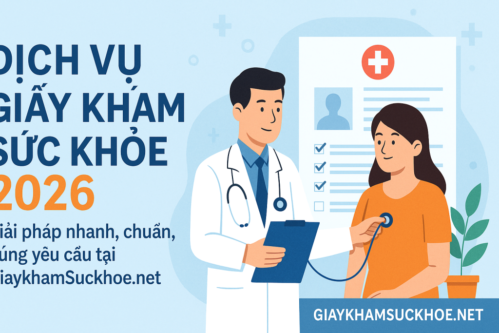 Dịch vụ giấy khám sức khỏe 2026
