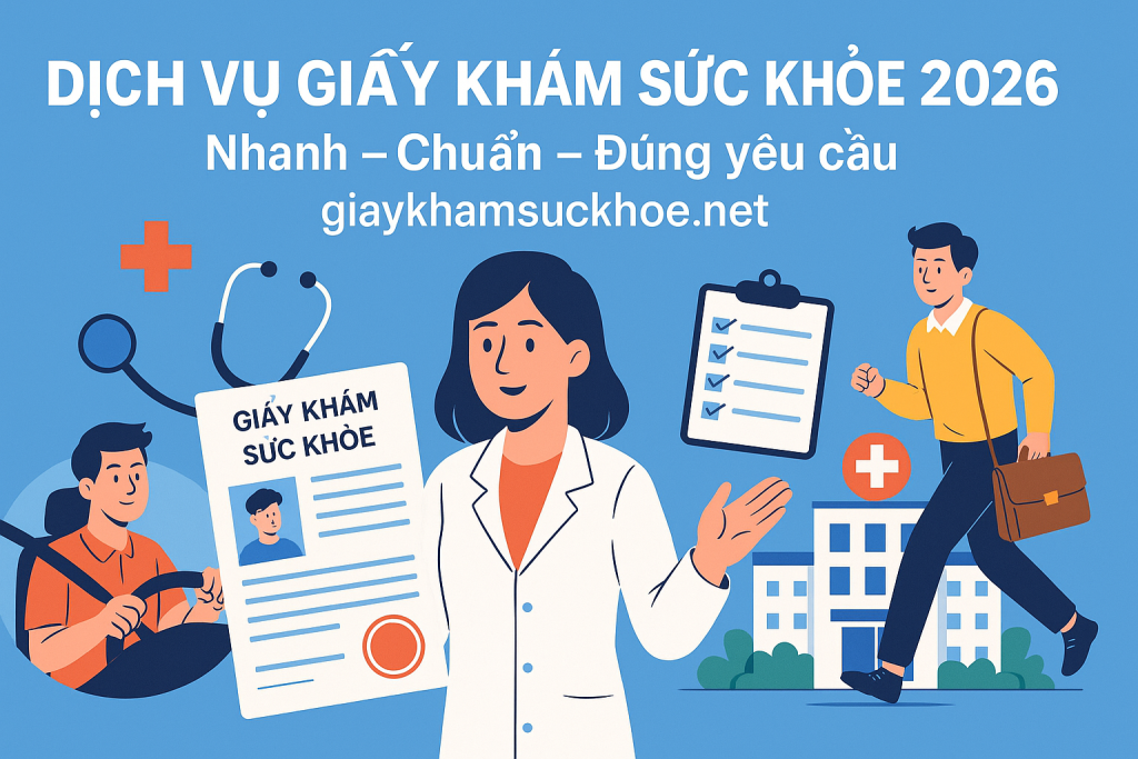 Dịch vụ giấy khám sức khỏe 2026