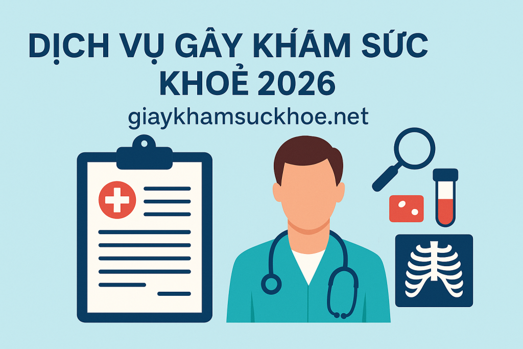 Dịch vụ giấy khám sức khỏe 2026