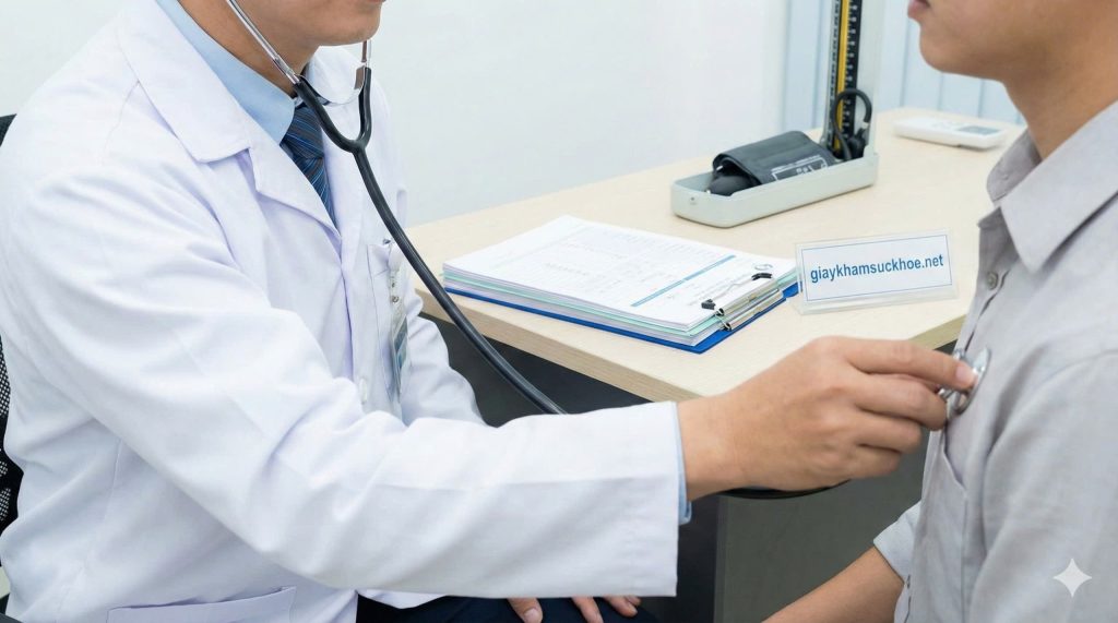 Quy trình Giấy khám sk thông tư 32