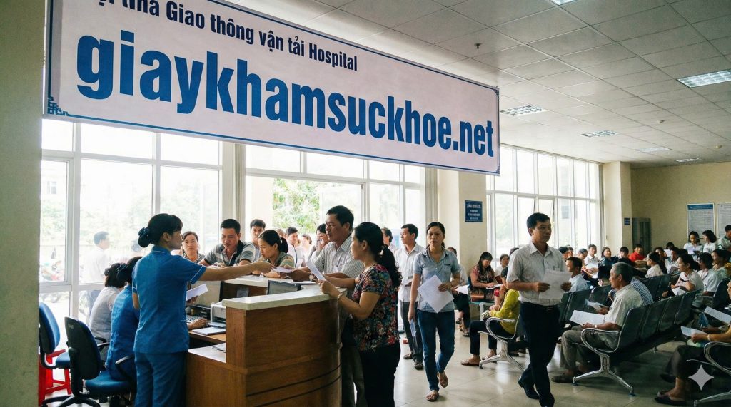 Giấy khám sức khỏe bệnh viện Giao thông vận tải 2026