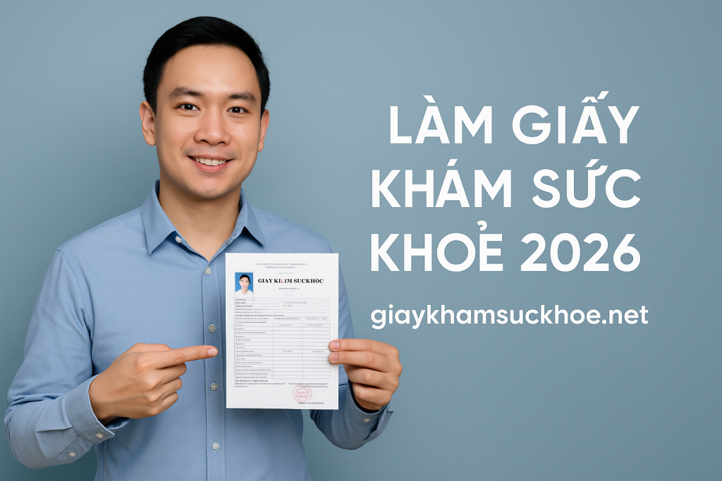 Làm giấy khám sức khỏe 2026